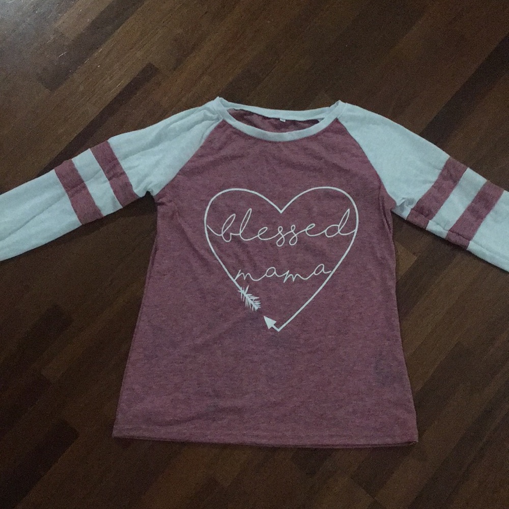 Long sleeve “Blessed Mama” shirt